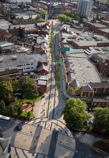 Major public realm works at Friargate South