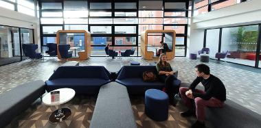 Social spaces area at UCLan