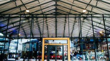 Preston Market Hall entrance 