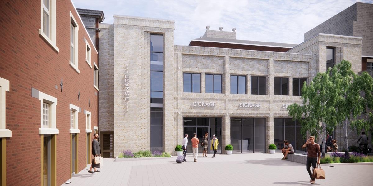 Amounderness House office and retail courtyard Amounderness House office and retail courtyard