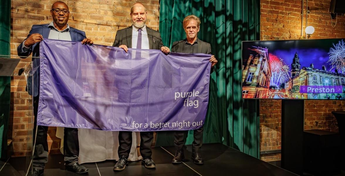 Flying the purple flag Flying the purple flag
