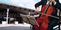 String Quartet at Preston Markets