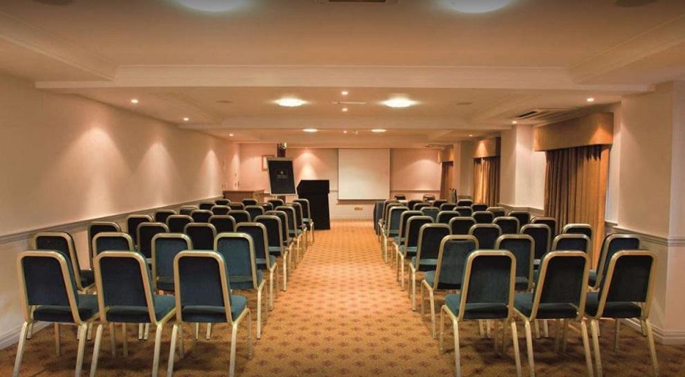 Event room inside Macdonald Tickled Trout Hotel Preston